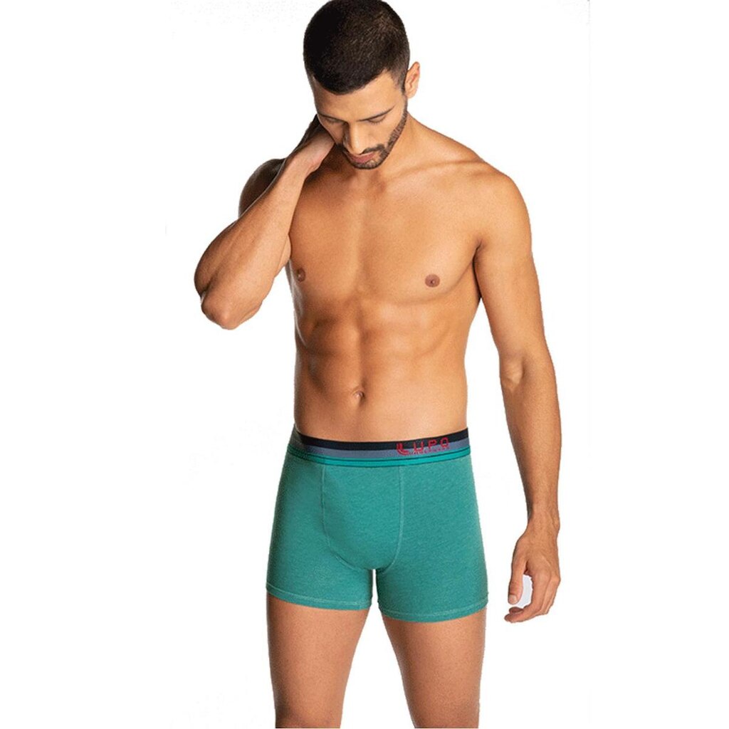 Cueca Boxer Lupo Algodão 784-040 Verde Tam. G