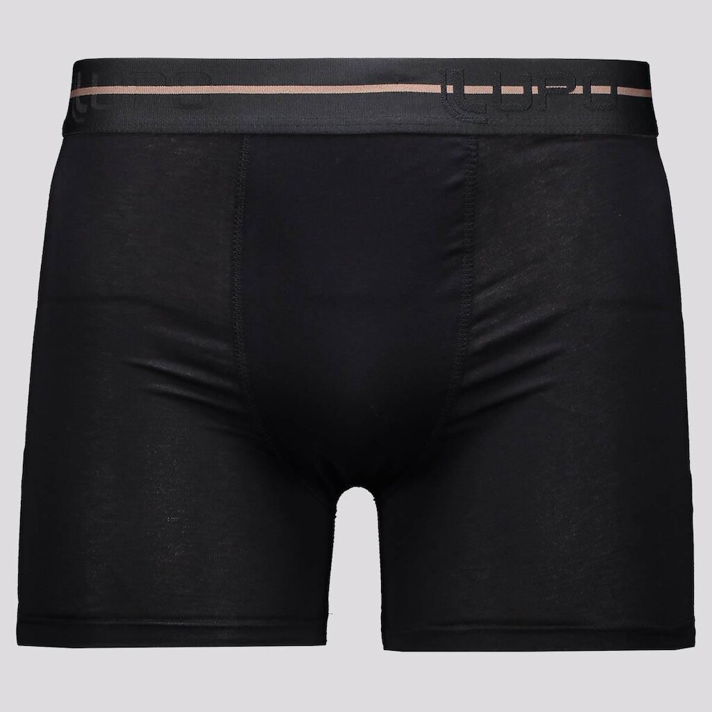 Cueca Boxer Lupo Cotton Elastic Touch Preta