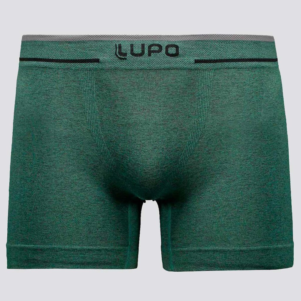 Cueca Boxer Lupo Microfibra Sem Costura Verde Oliva