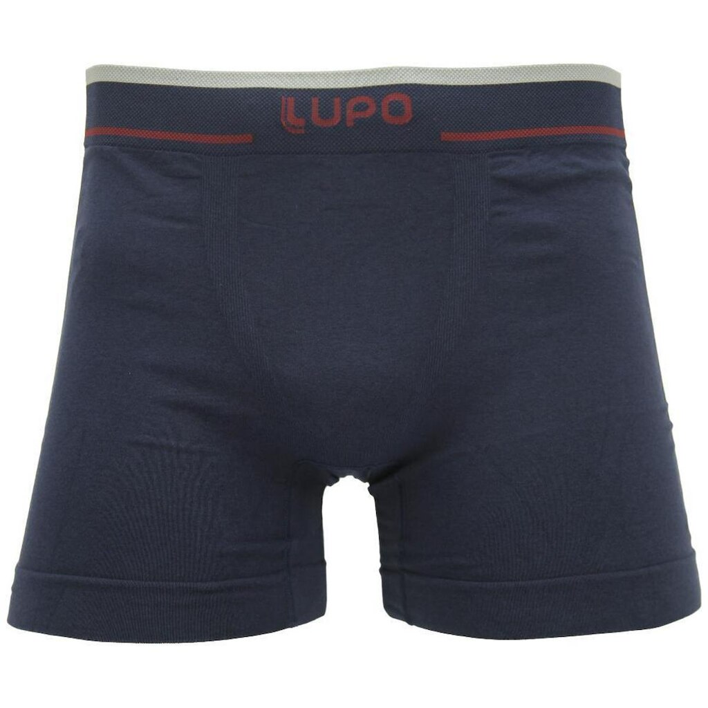 Cueca Boxer Lupo Sem Costura Marinho - Masculino
