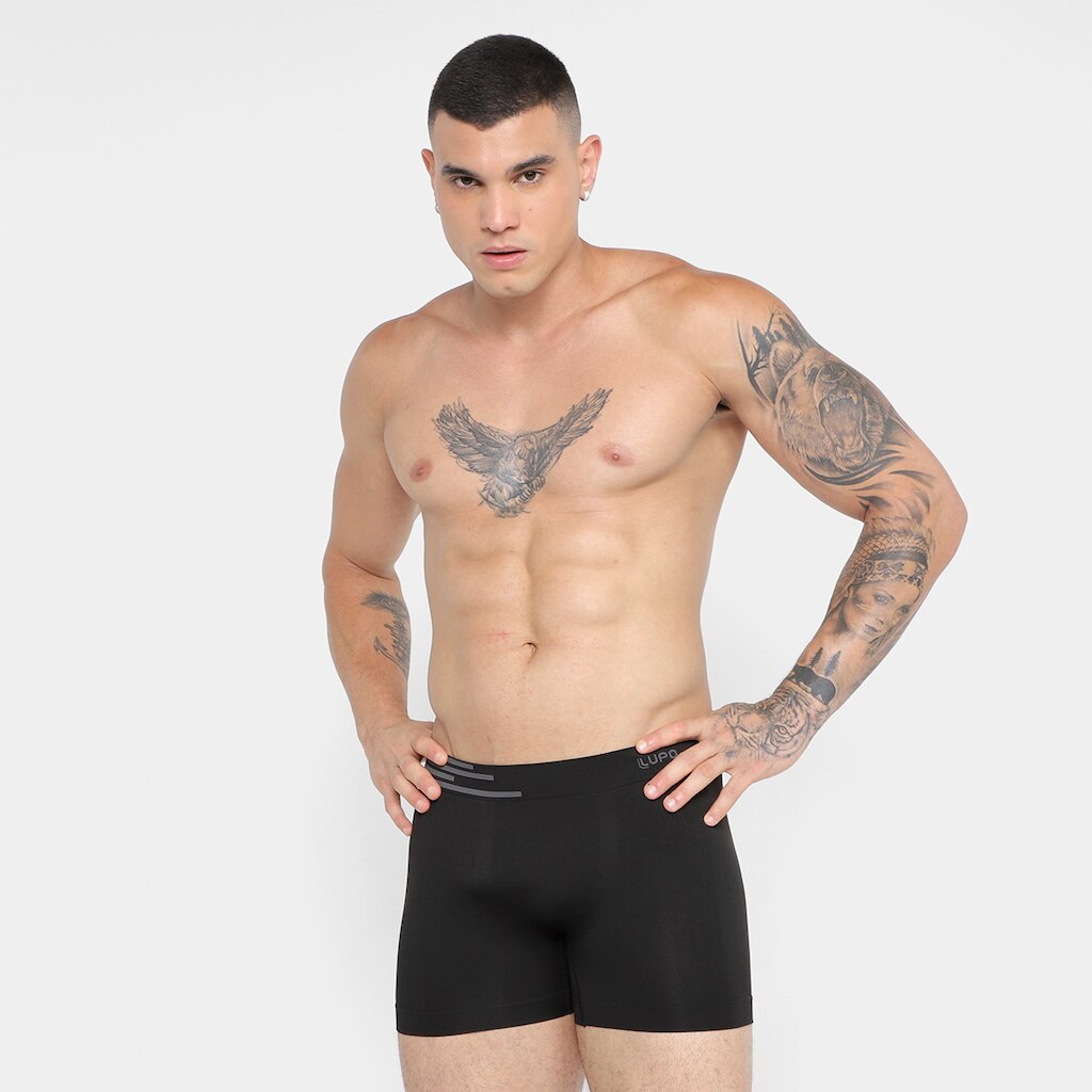 Cueca Boxer Lupo Sem Costura Masculina