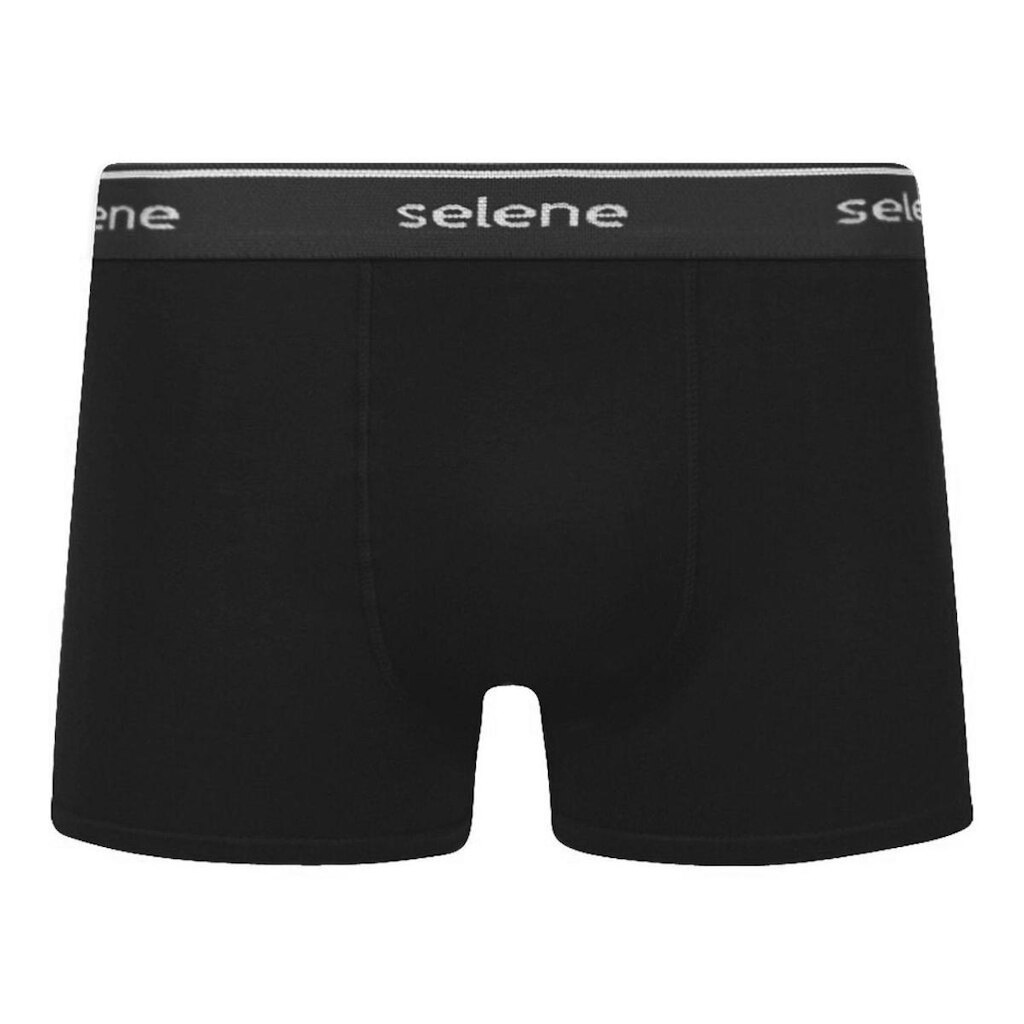 Cueca Boxer Masculina Algodão Selene Com Costura 19000