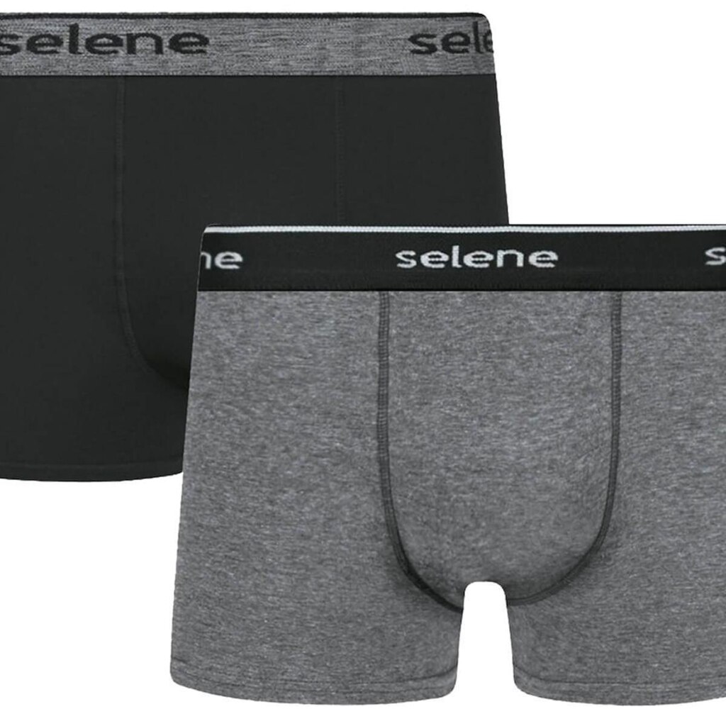 Cueca Boxer Masculina Kit 2 Peças Algodão Grey