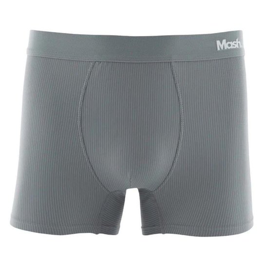 Cueca Boxer Mash Microfibra Risca de Giz