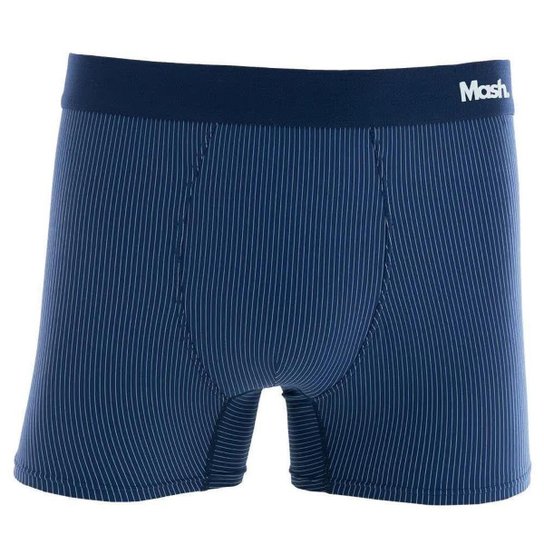 Cueca Boxer Mash Microfibra Risca de Giz