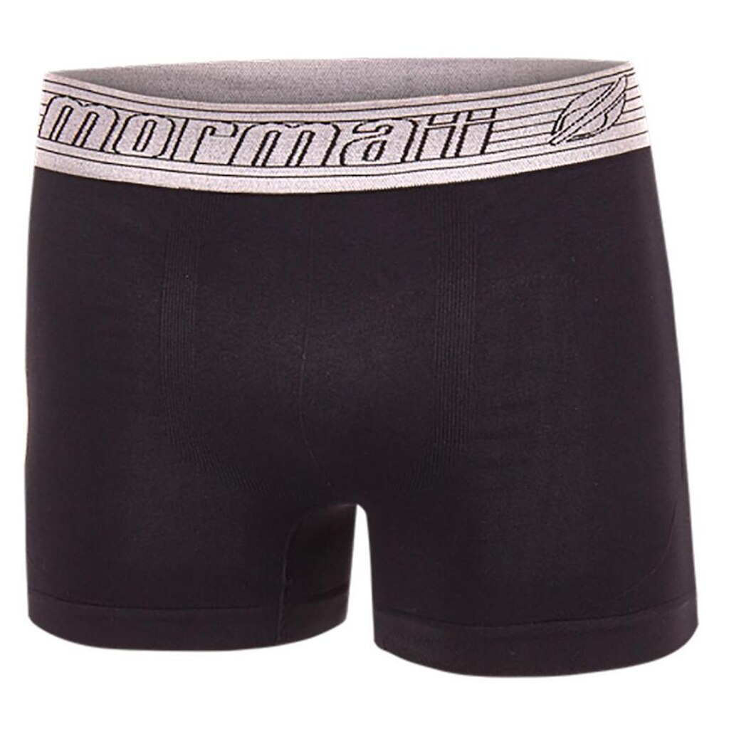 Cueca Boxer Mormaii Logo Elástico Masculina - Preto e Cinza - G