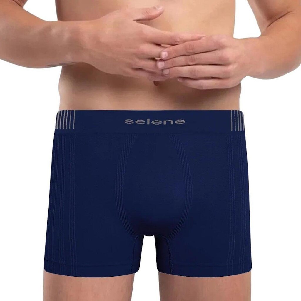 Cueca Boxer Selene Poliamida Sem Costura