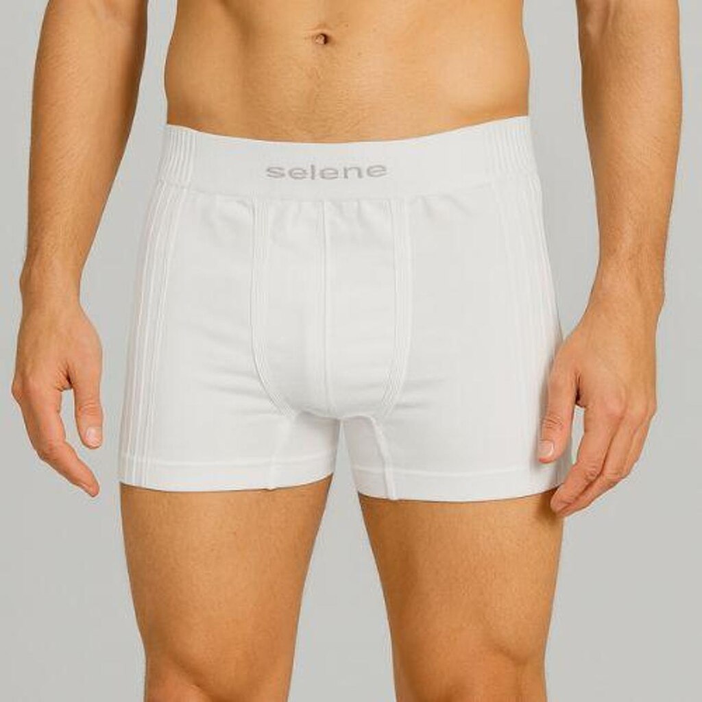 Cueca Boxer Selene Sem Costura Com Listras