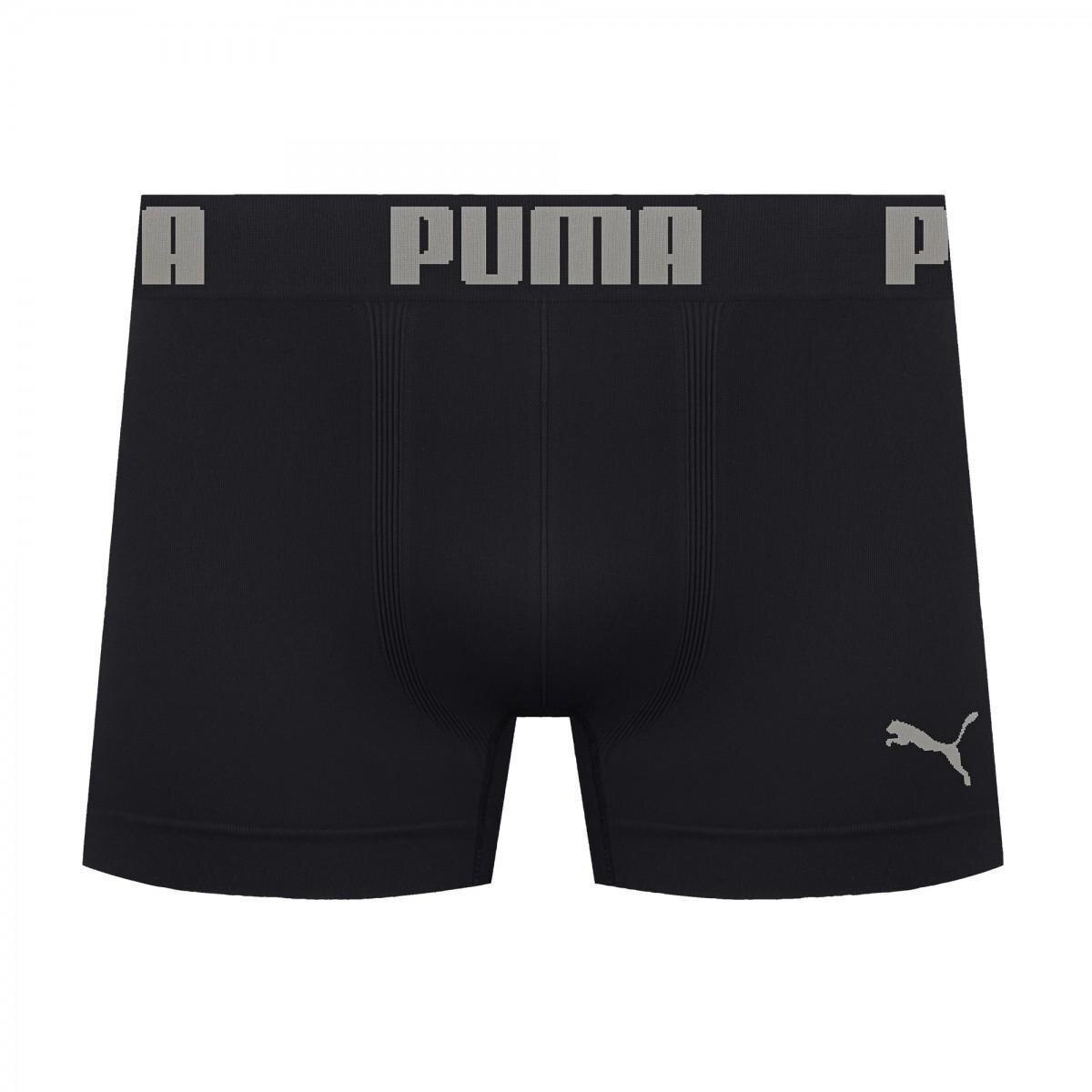 Cueca Boxer Sem Costura Masculina Adulto - Puma