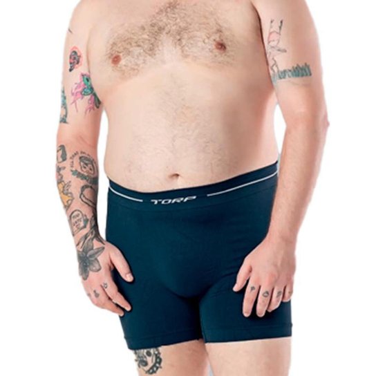Cueca Boxer Sem Costura Torp Plus Size - Ref 8001