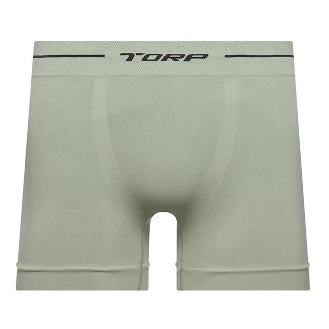 Cueca Boxer Torp Microfibra Sem Costura Oliva - Ref 8001