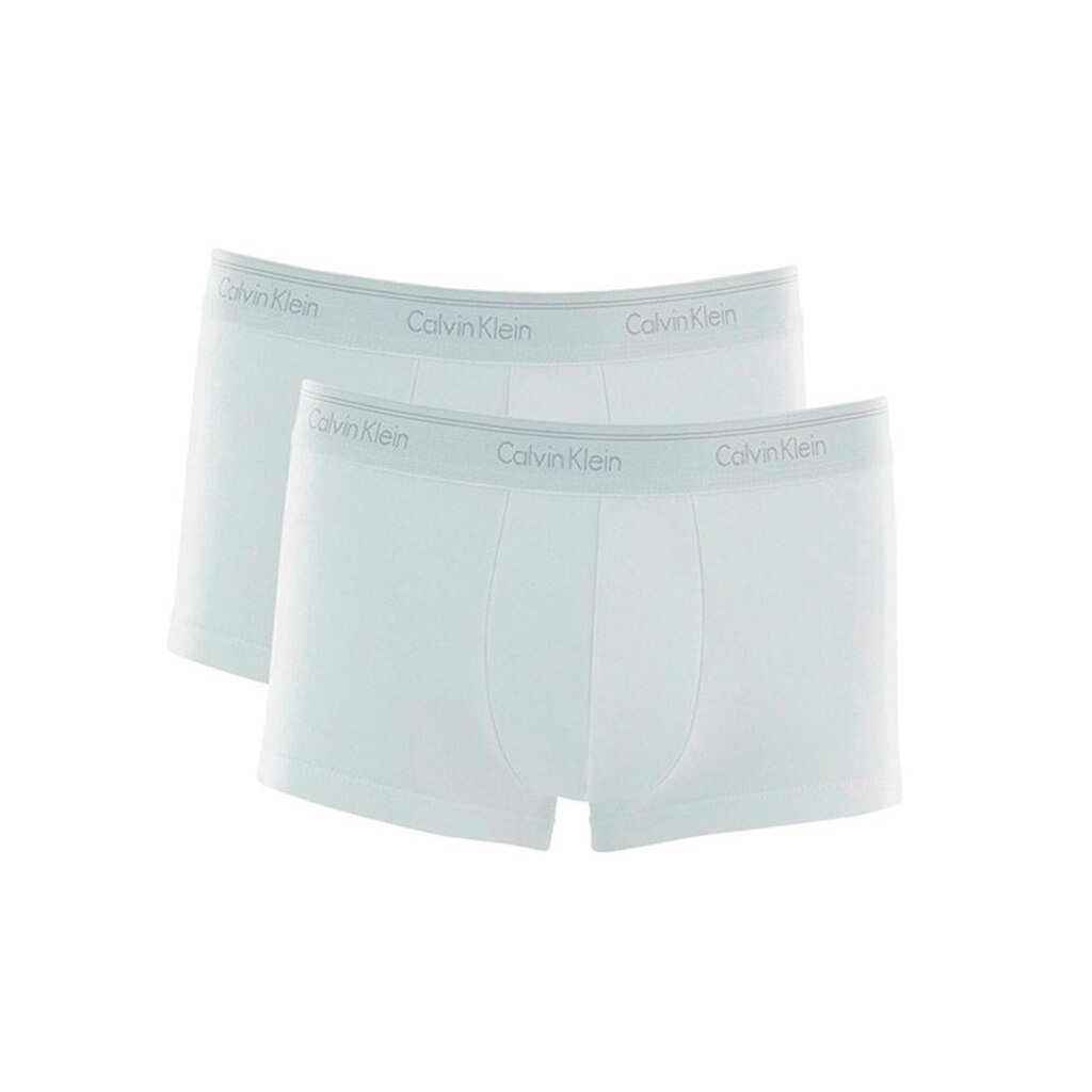 Cueca Calvin Klein Low Rise C11.02 BR00 Trunk Branca Pack 2UN