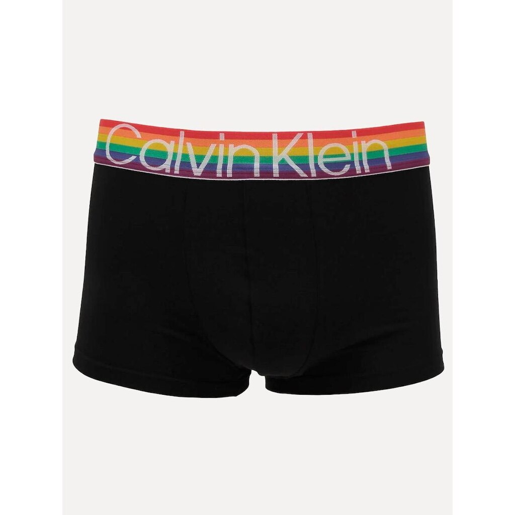 Cueca Calvin Klein Low Rise Trunk Cotton CK Cós Pride Preta