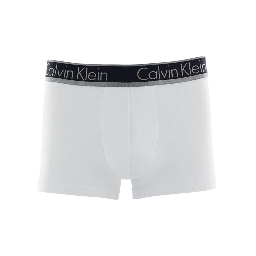 Cueca Calvin Klein Trunk Modal Prata Branca 1UN