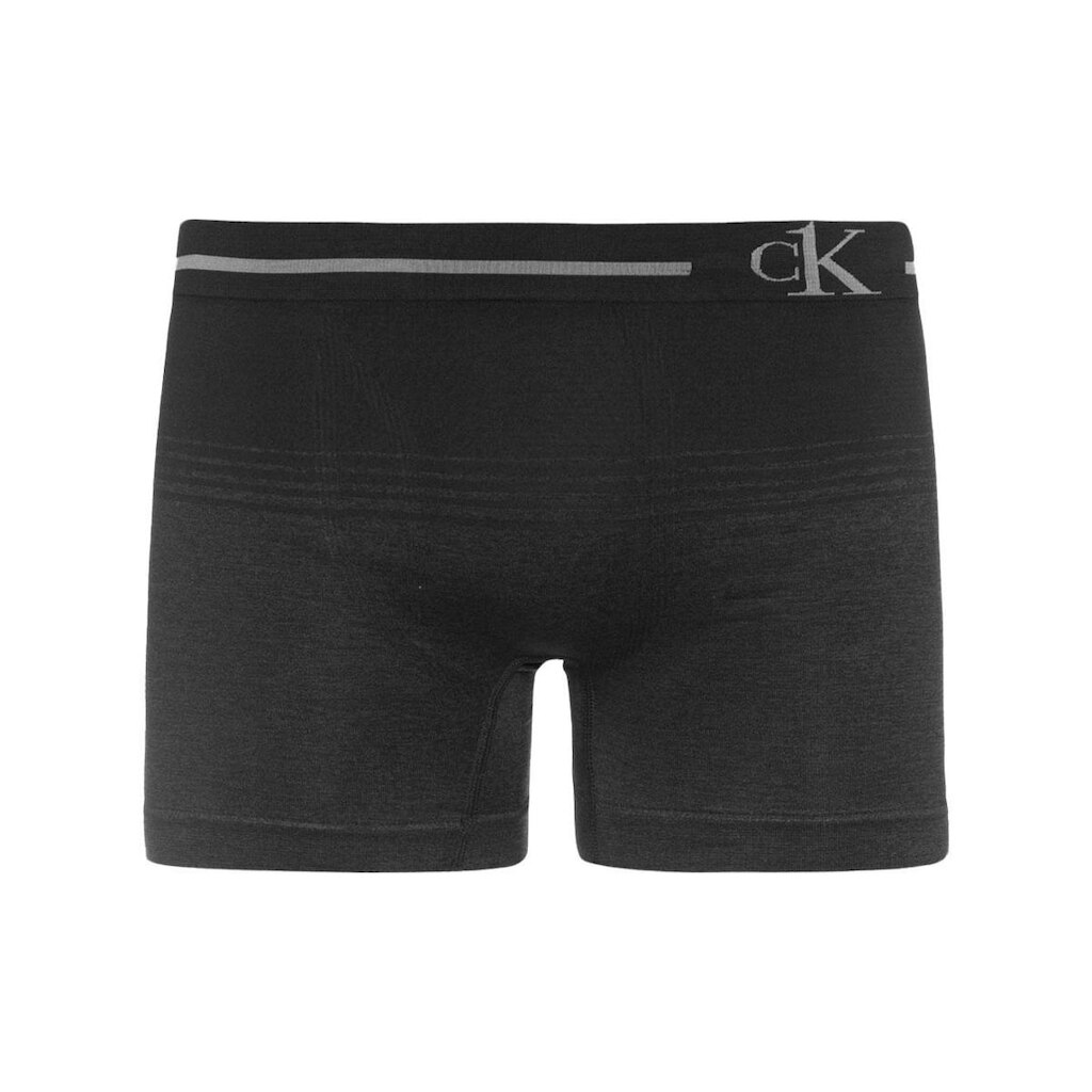 Cueca Calvin Klein Trunk Seamless Mescla Duo Preta