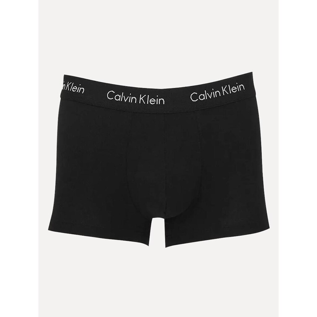 Cueca Calvin Klein Underwear Trunk Modal Logo Preta 1UN