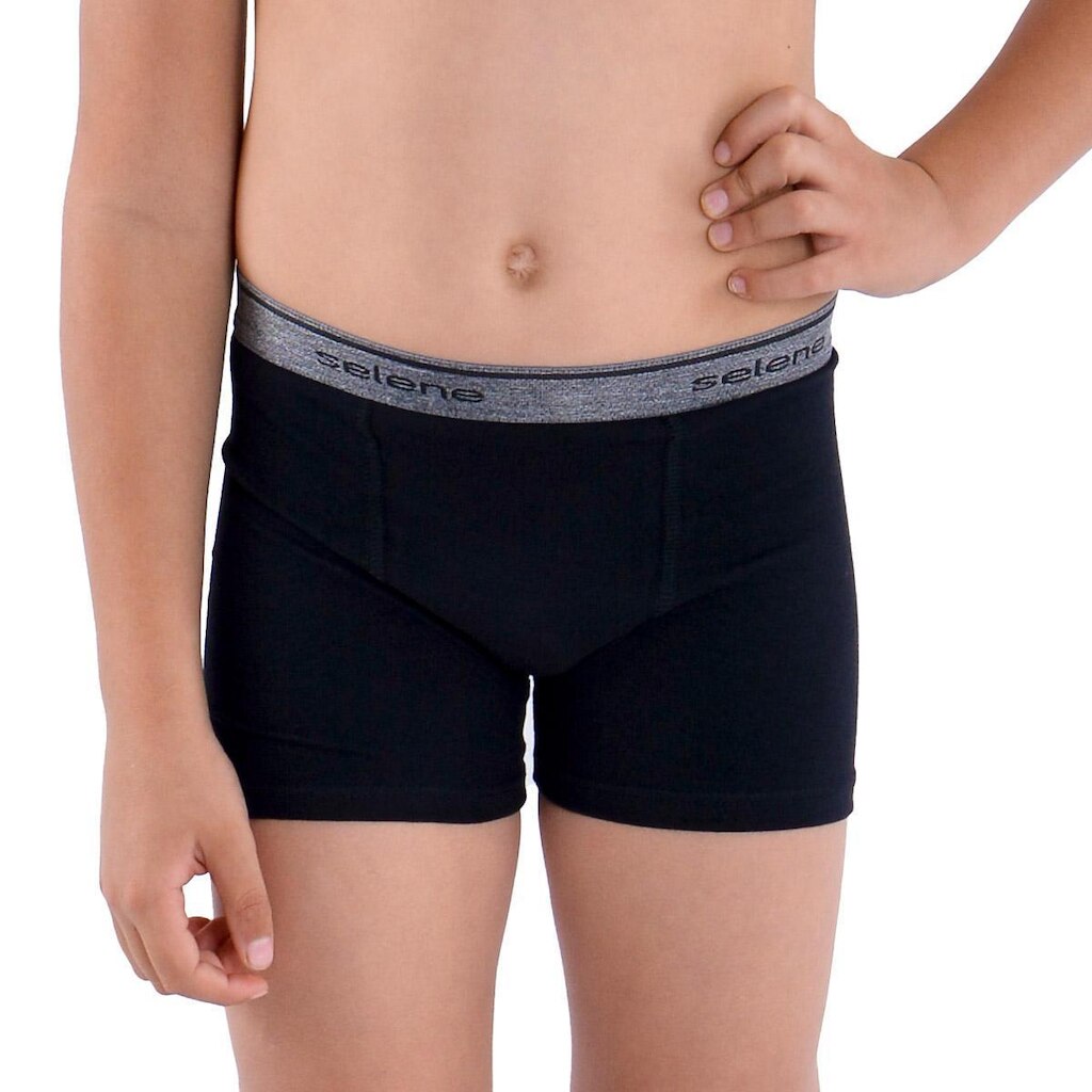 Cueca infantil boxer em cotton KIT com 2 Selene