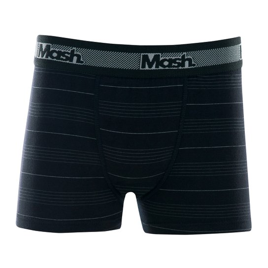 Cueca Infantil Mash Boxer Listrada - Preto é ruim? Cueca Infantil Mash Boxer Listrada - Preto é boa?