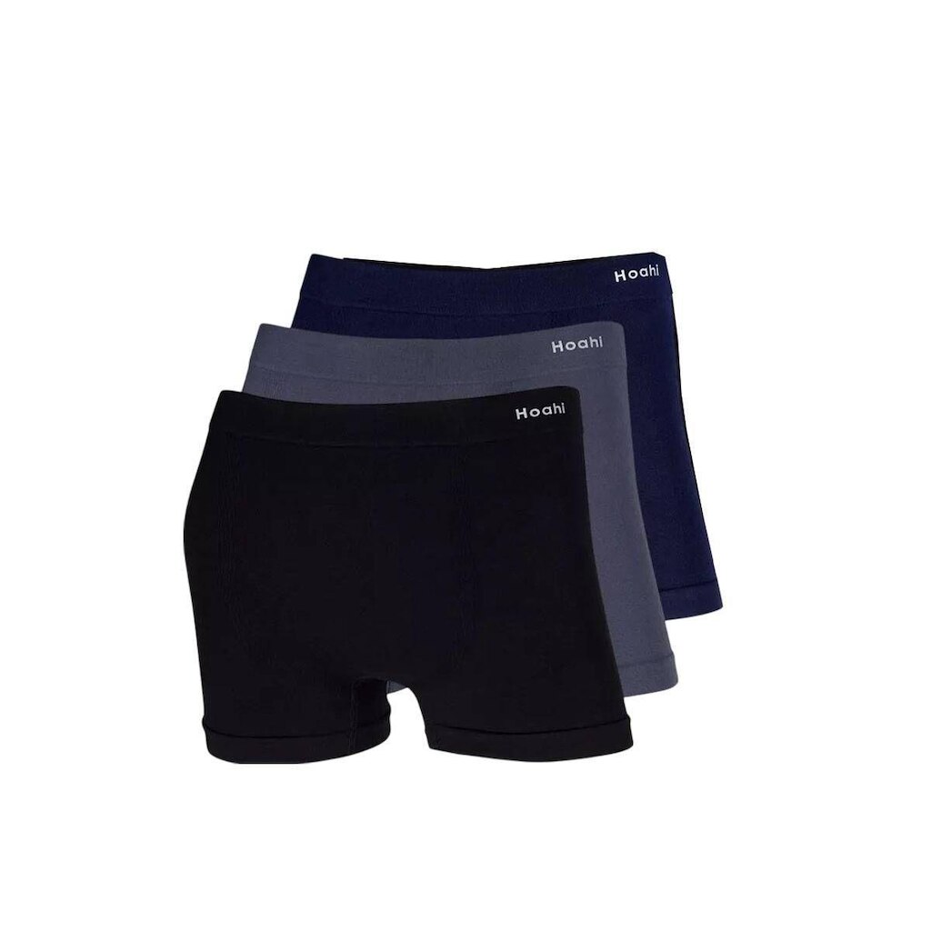 CUECA KIT 3X1 BOXER ALGODAO 016HOB22184SO - AZUL MARINHO/CINZA G