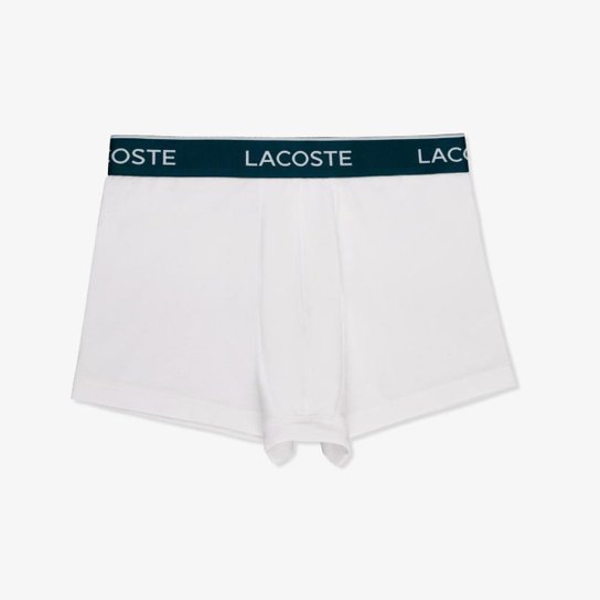 Cueca Lacoste em Jérsei com Stretch e Cós Assinado Masculina