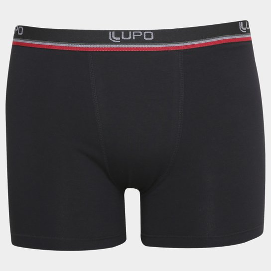 Cueca Lupo Boxer Logo - Preto é ruim? Cueca Lupo Boxer Logo - Preto é boa?