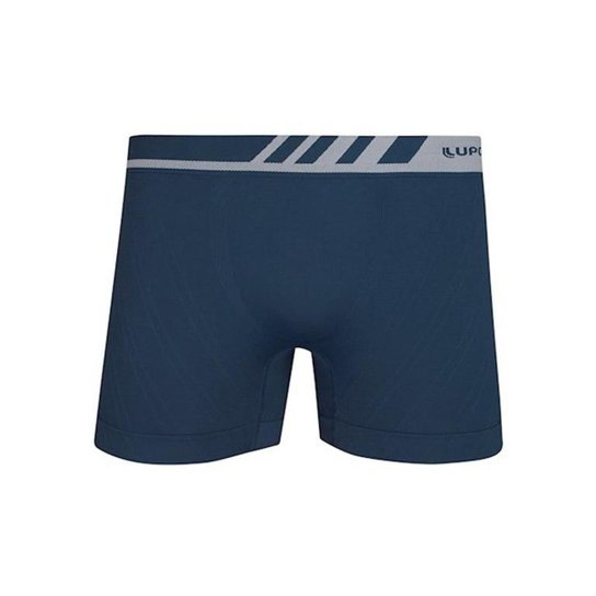 Menor preço em Cueca Lupo Boxer Microfibra sem Costura - Azul