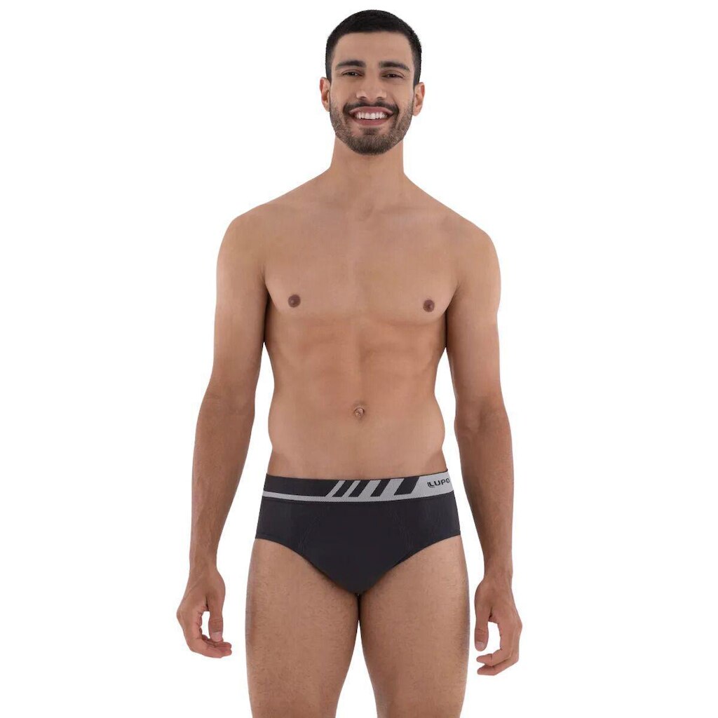Cueca Lupo slip masculina sem costura ref.691-002