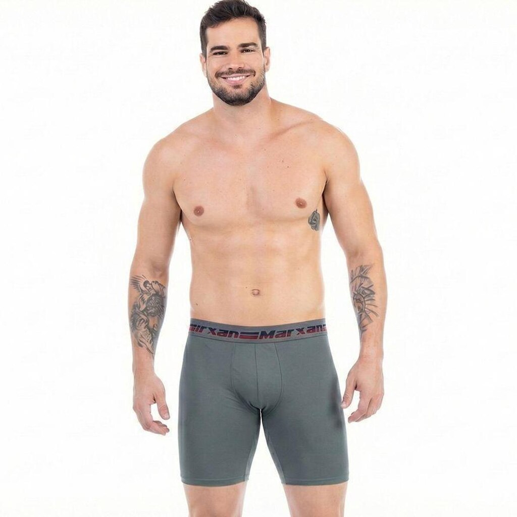 Cueca Marxan Boxer Sport Lisa Microfibra