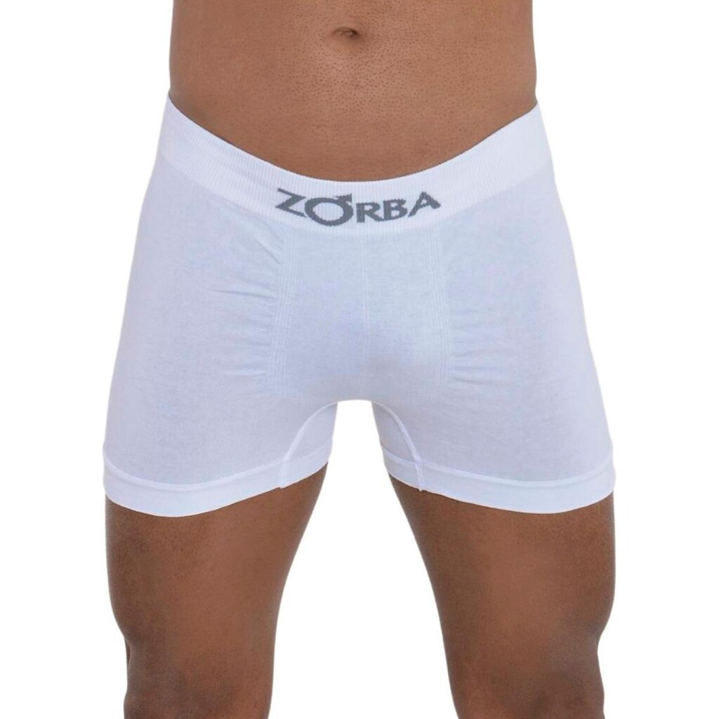 Cueca masculina boxer em algodão Seamless Zorba