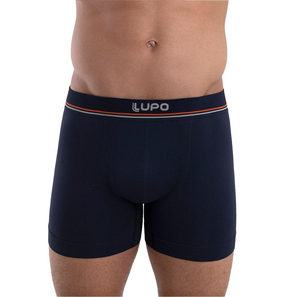 Cueca Masculina Lupo Sem Costura Boxer Microfibra - 00436003
