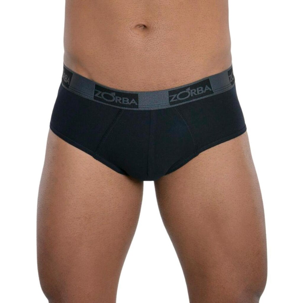 Cueca masculina modelo slip Comfort em algodão Zorba