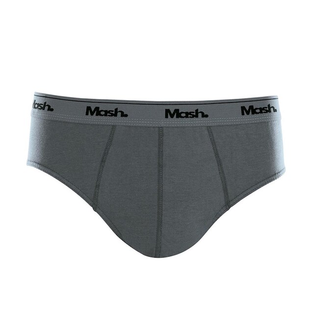Cueca Mash 73.58 Slip Confortável Malha 100% Algodão