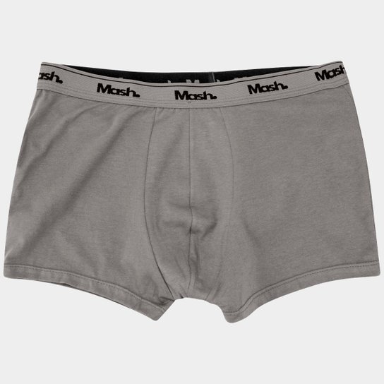 Cueca Mash Boxer - Cinza Menor preço em Cueca Mash Boxer - Cinza