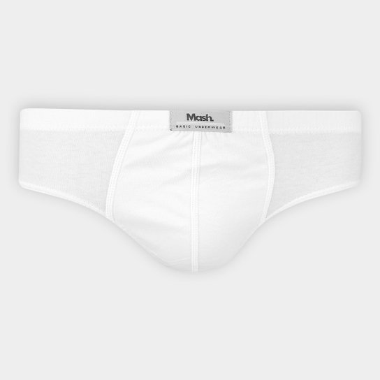 Cueca Mash Slip - Branco Menor preço em Cueca Mash Slip - Branco