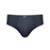 CUECA PLUS SIZE SLIP ALGODÃO LISA CHUMBO - REF7066 - Preto