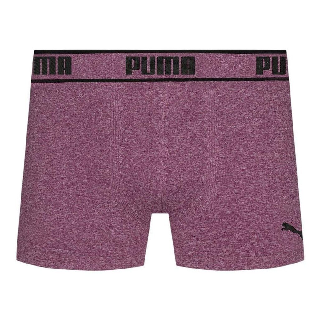 Cueca Puma Boxer Sem Costura Masculina - Roxo EG