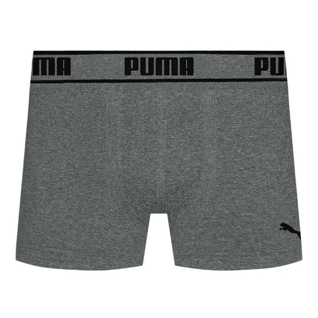 Cueca Puma Boxer Sem Costura Masculina - Verde P