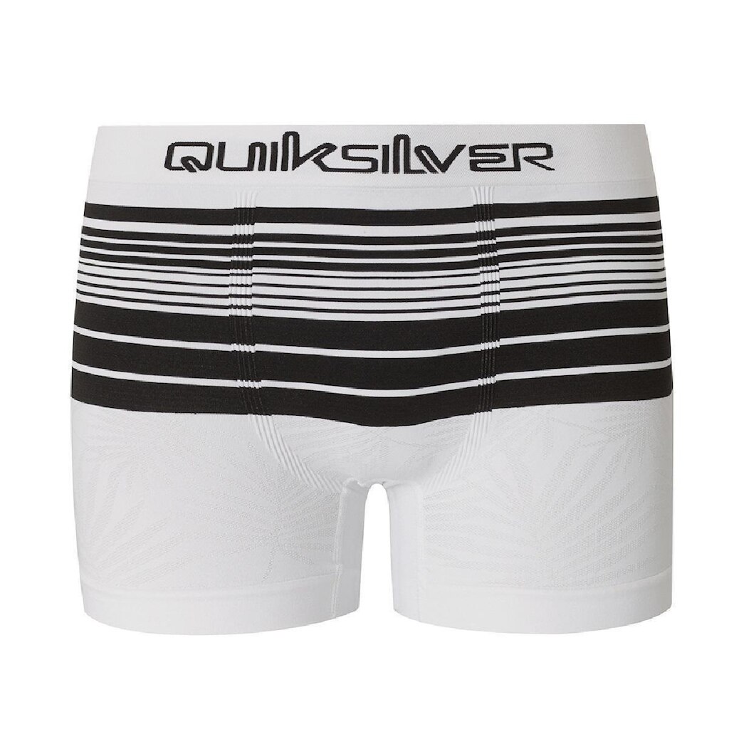 Cueca Quiksilver Seamless Estampada Masculino - Branco e Preto
