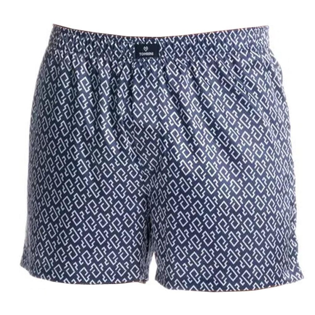 Cueca Samba-Canção Cetim Estampado Tombini