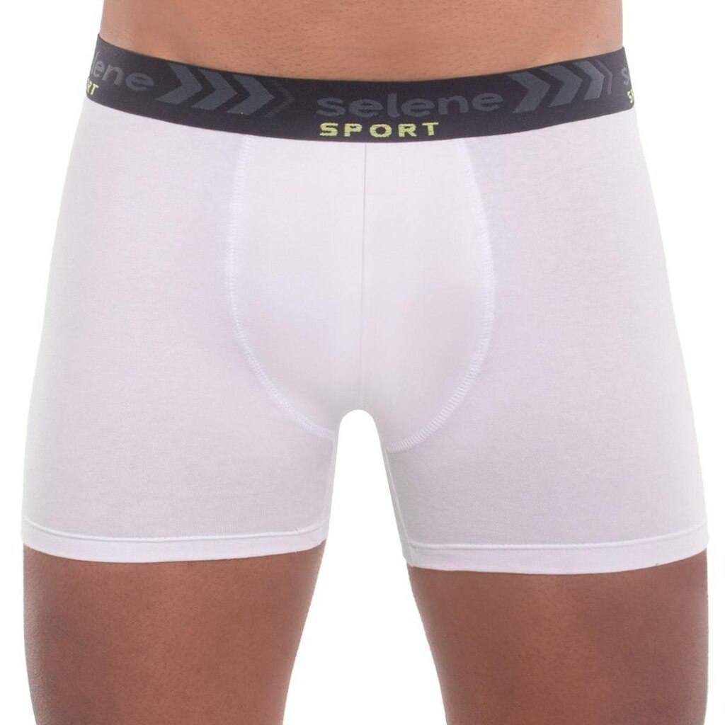 Cueca Selene  Boxer Em Algodão Sport Masculina