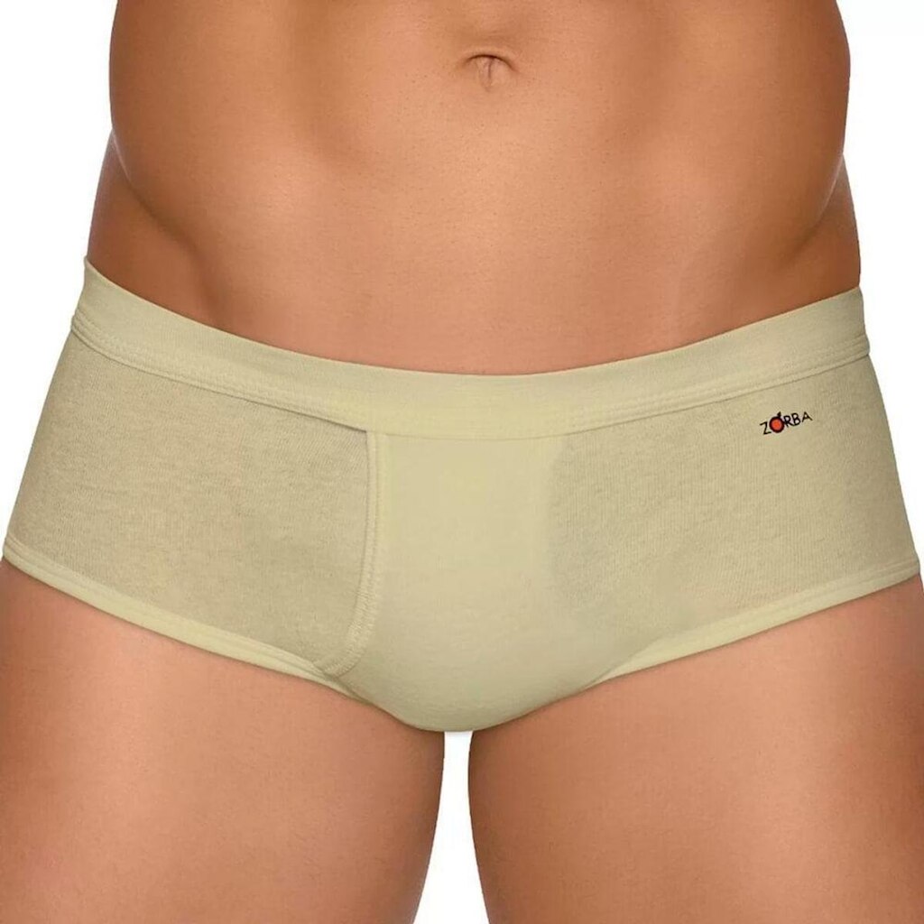 Cueca Slip 100% Algodão Zorba 185 Com Abertura