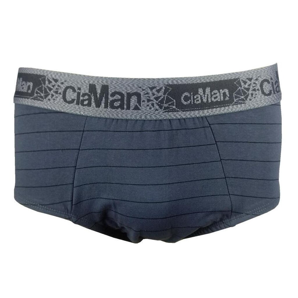 Cueca Slip Cotton Plus Size CiaMan Risca de Giz SPS42