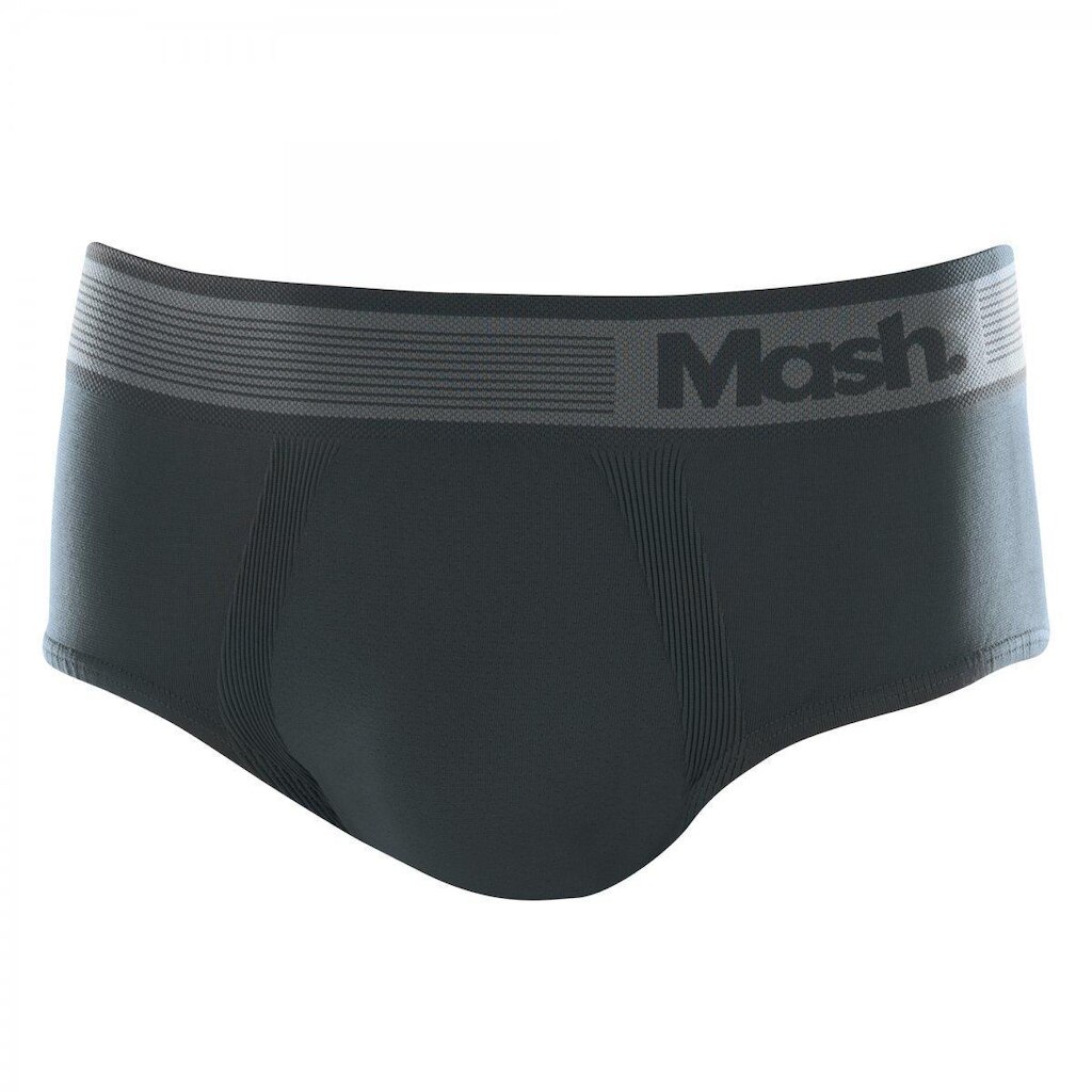 Cueca Slip Em Microfibra Sem Costura Adulto - Mash