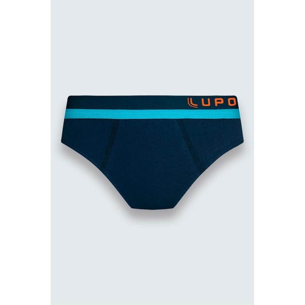 Cueca Slip Infantil Lupo 00361-002 Sem Costura Algodão T. P/GG