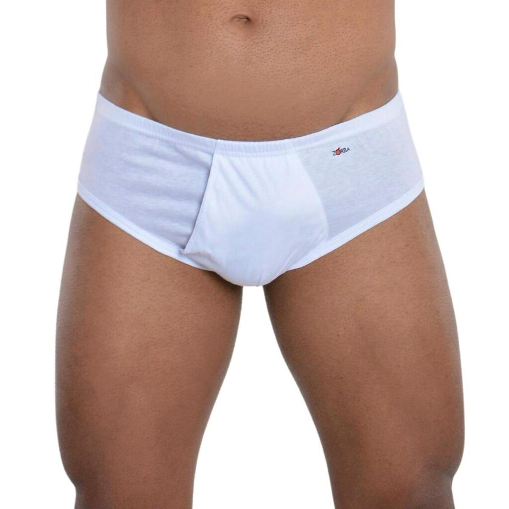 Cueca slip light com abertura em algodão masculina Zorba