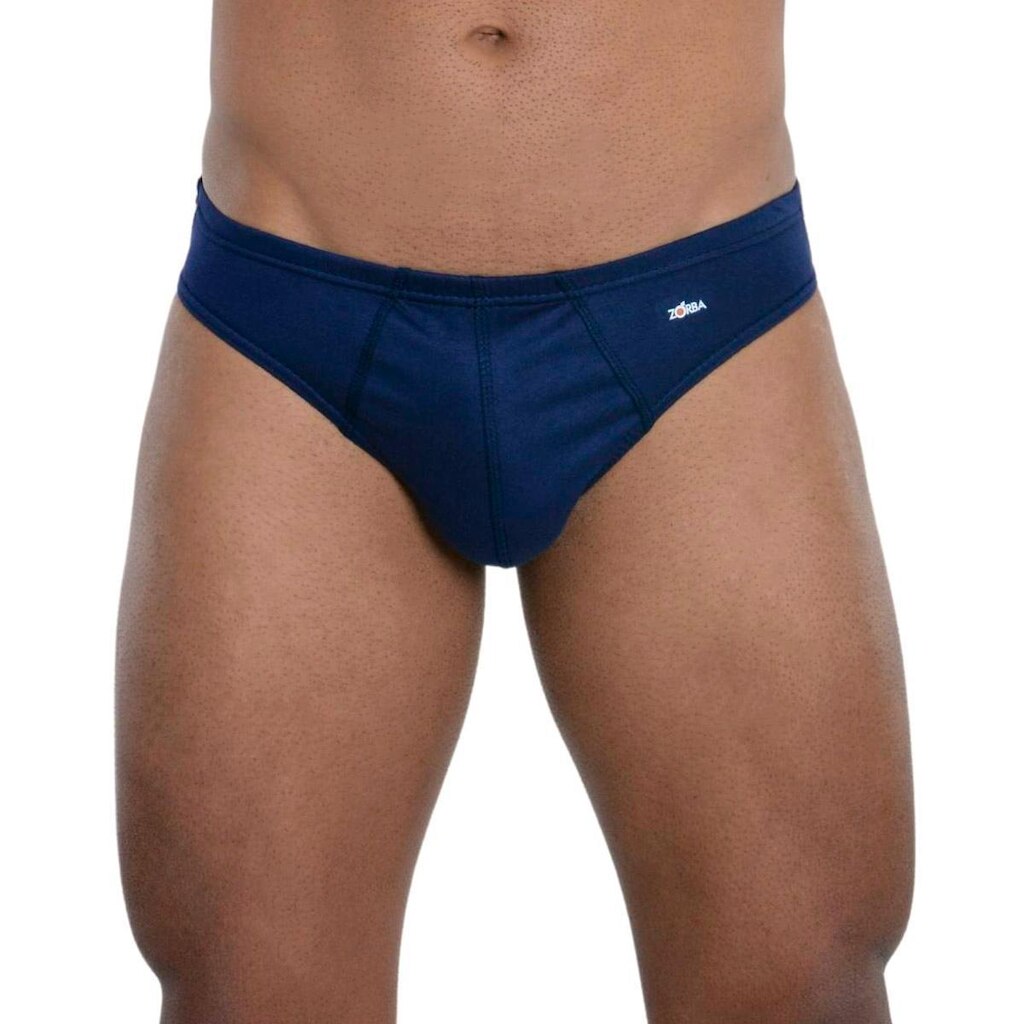 Cueca slip light em algodão masculina Zorba.