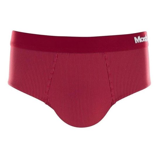 Cueca Slip Mash Microfibra Risca de Giz