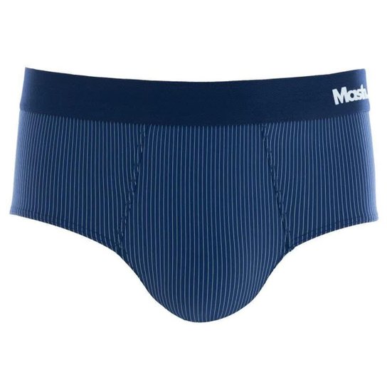 Cueca Slip Mash Microfibra Risca de Giz