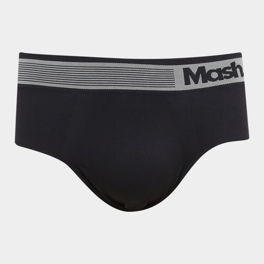 Cueca Slip Mash Microfibra Sem Costura Basica - Preto é ruim? Cueca Slip Mash Microfibra Sem Costura Basica - Preto é boa?