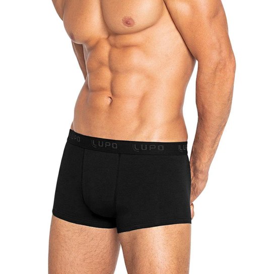 Cueca Sunga Boxer Cotton Com Elastano Lupo - Preto é ruim? Cueca Sunga Boxer Cotton Com Elastano Lupo - Preto é boa?